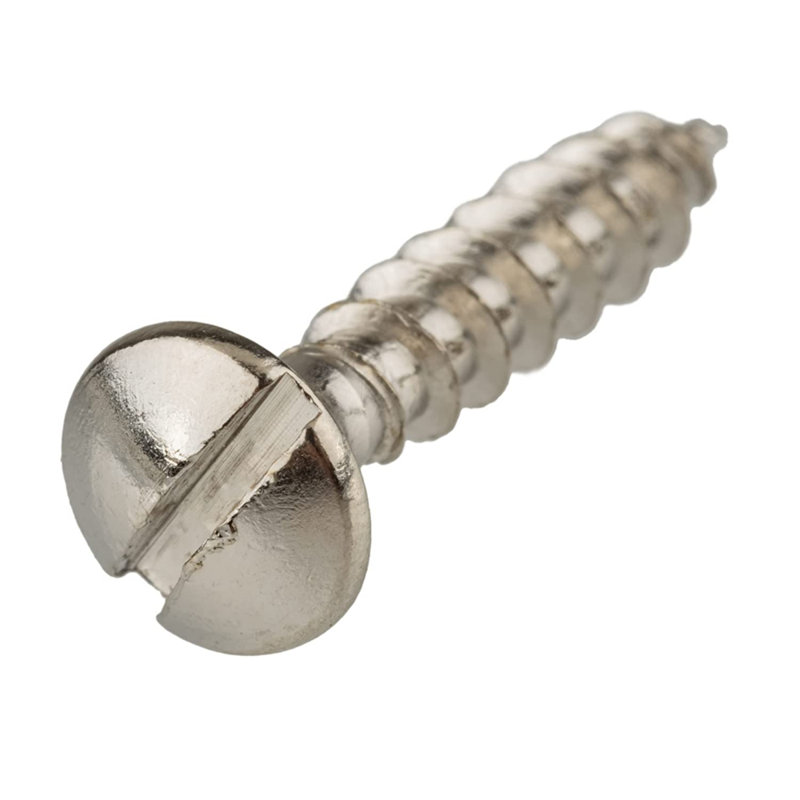 Midwest Fastener Wood Screw, #8, 1 In, Plain Brass Oval Head Slotted Drive 30 Pk 61654 - Foto 9